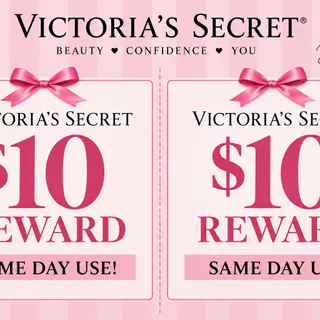 $20 Victoria secret REWARDS (2 $10 rewards)