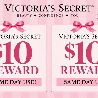 $20 Victoria secret REWARDS (2 $10 rewards)