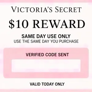 Victoria secret $10 reward same day use only 