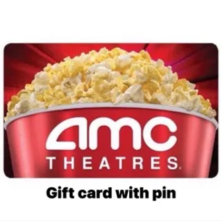 AMC theaters gift card with pin $14.76