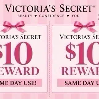 $20 Victoria secret REWARDS (2 $10 rewards)