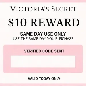 Victoria secret $10 reward same day use only 