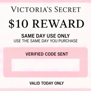 Victoria secret $10 reward same day use only 