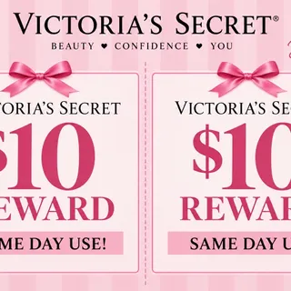 $20 Victoria secret REWARDS (2 $10 rewards)