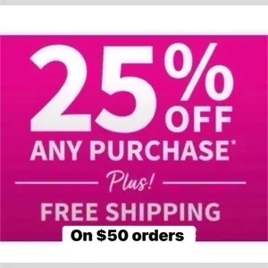 Bath and body works 25% + free ship