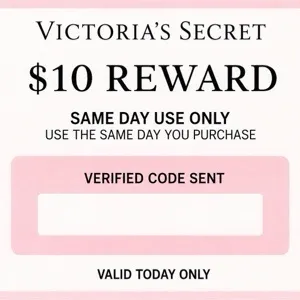 Victoria secret $10 reward same day use only 