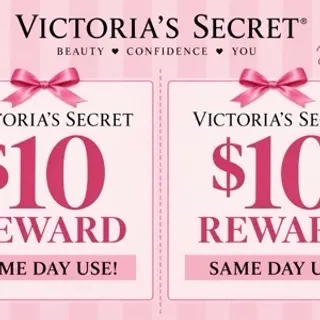 $20 Victoria secret REWARDS (2 $10 rewards)