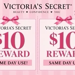 $20 Victoria secret REWARDS (2 $10 rewards)