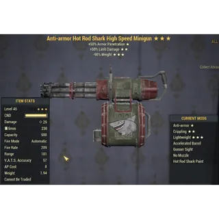 AA / Crippling / -90% W Minigun