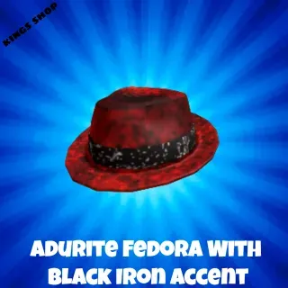 Adurite Fedora with Black Iron Accent