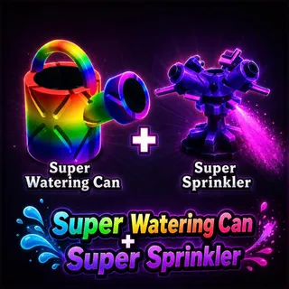 10 Super Watering Can + 10 Super Sprinkler