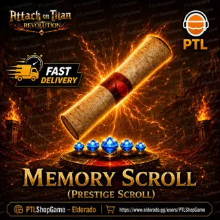 X100 MEMORY SCROLL - Attack On Titan Revolution (AOTR) - Fast Delivery ⚡