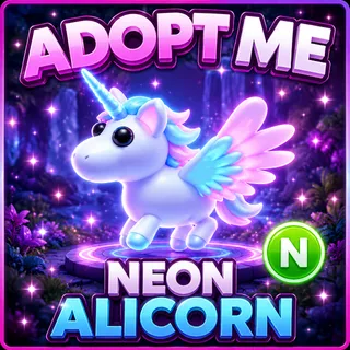  Neon Alicorn - Adopt Me