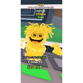 Spaghetti Tualetti Golden 75M/s