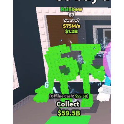67 (75m/s) - Rainbow - Steal a Brainrot Game Item - Gameflip