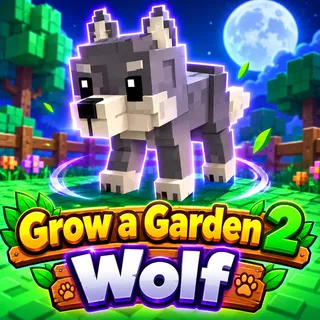 Wolf | PET NEW  | Grow a Garden 2