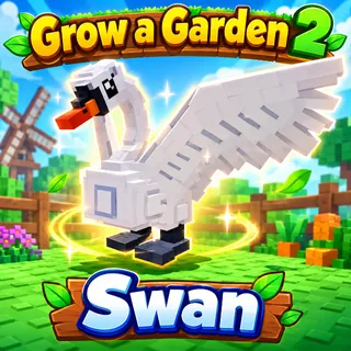 3x Swan -  Grow a Garden 2