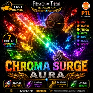 CHROMA SURGE AURA - Fast Delivery ⚡- Attack On Titan Revolution (AOTR)