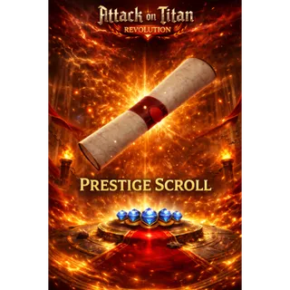 X60 PRESTIGE SCROLL - Attack On Titan Revolution (AOTR)