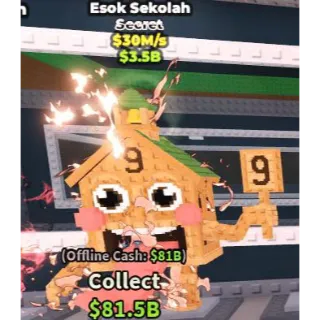 Esok Sekolah 30m/s _ steal a brainrot