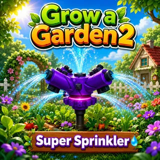 X100 SUPER SPRINKLER | GROW A GARDEN 2 | GAG2