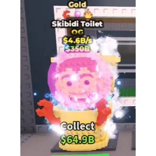 Gold Skibidi Toilet 4.6B/s