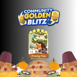Frosty fox 5 star sticker golden blitz monopoly go 