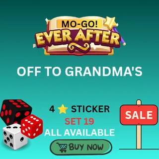 Off to grandma's sticker monopoly go