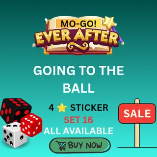 Going to the ball 4 star sticker monopoly go