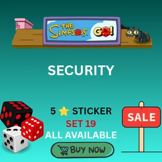 Security 5 star sticker monopoly go
