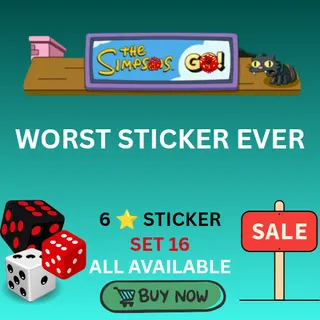 Worst sticker ever 6 star sticker monopoly go