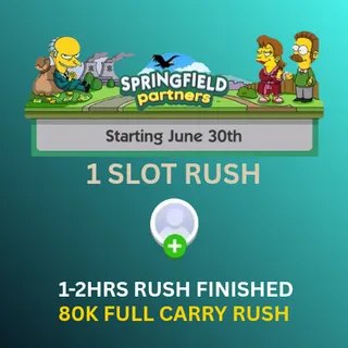 Springfield partners event Monopoly Go (1 slot per order)