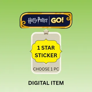 1 star sticker Monopoly go ( Harry Potter album - 1pc per order )