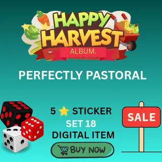 Perfectly pastoral 5 star sticker monopoly go