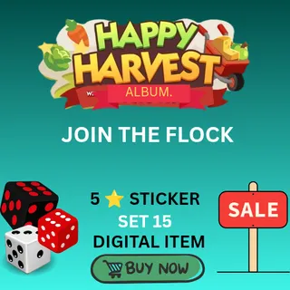 Join the flock 5 star sticker monopoly go