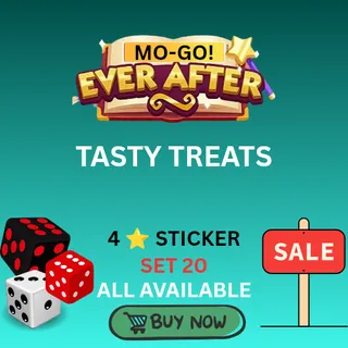 Tasty treats 4 star sticker monopoly go