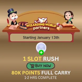 Wizarding world partners Monopoly Go (1 slot per order)