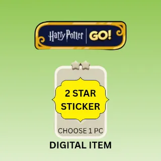 2 star sticker Monopoly go ( Harry Potter album - 1pc per order )