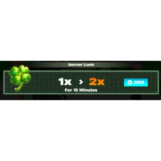 2X Server Luck Fortnite Steal a Brainrot