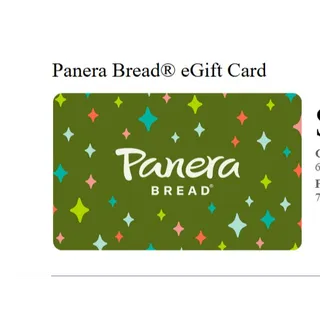 $25.00 USD Other Panera Bread® eGift Card