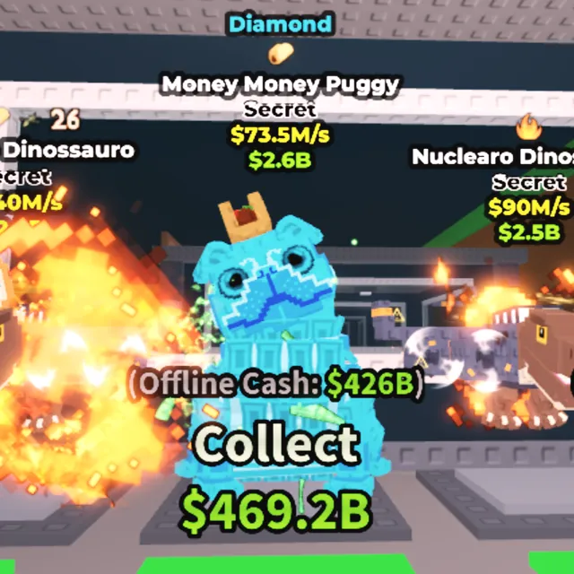 MONEY MONEY PUGGY Steal a Brainrot Game Item Gameflip