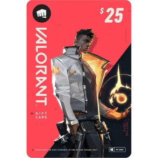 $25.00 USD Valorant