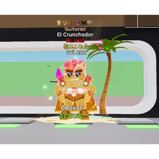 El Crunchador.🔥🔥🔥🔥  Lvl 201    13.1Qi/S Steal The Brainrot   