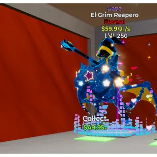 59.9 Qi/s Maxed El Grim Reapero 3 traits Rave 🔥🔥🔥🔥Fortnite Steal The Brainrots