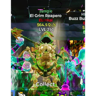  El Grim Reapero 3 traits JUNGLE Maxed🔥🔥🔥🔥Fortnite Steal The Brainrots