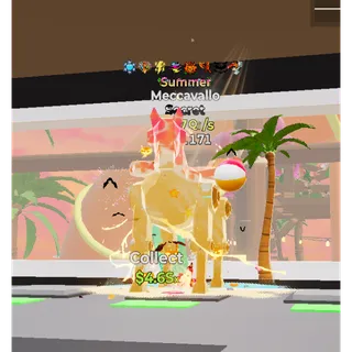 Meccavallo Summer.🔥🔥🔥🔥 8 Traits  Lvl 171 2.7Qi/S Fortnite Steal the Brainrot