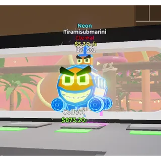Tiramisubmarini. 🔥🔥🔥🔥1  Lvl 201   5.3Qi/S Steal The Brainrot  