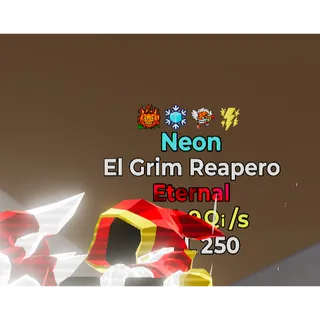 59.9 Qi/s El Grim Reapero 4 traits Neon Maxed🔥🔥🔥🔥Fortnite Steal The Brainrots