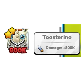 800k Toasterino pet, best in game!