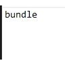  bundle 